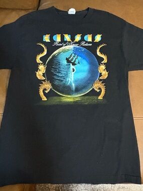 'Point of Know Return' Black Graphic Tee